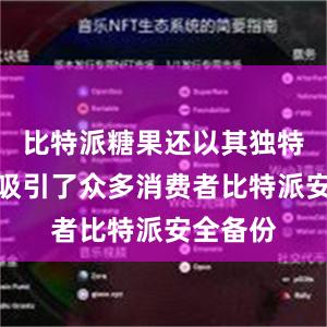 比特派糖果还以其独特的外形吸引了众多消费者比特派安全备份