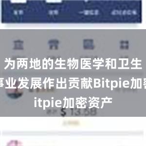 为两地的生物医学和卫生健康事业发展作出贡献Bitpie加密资产