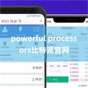 powerful processors比特派官网